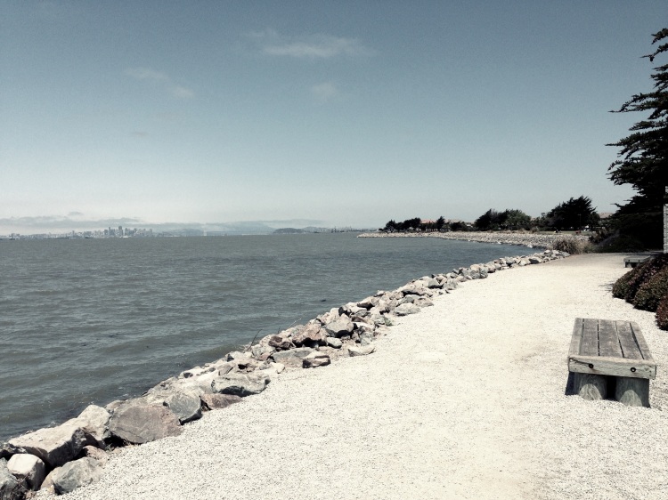 My Run: SF on the left, Oakland on the right